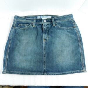 Gap Jeans 3-Pocket Denim Mini Skirt, Blue Women's Size 8 Stretch EUC